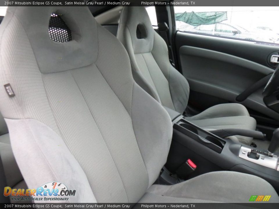2007 Mitsubishi Eclipse GS Coupe Satin Meisai Gray Pearl / Medium Gray Photo #21