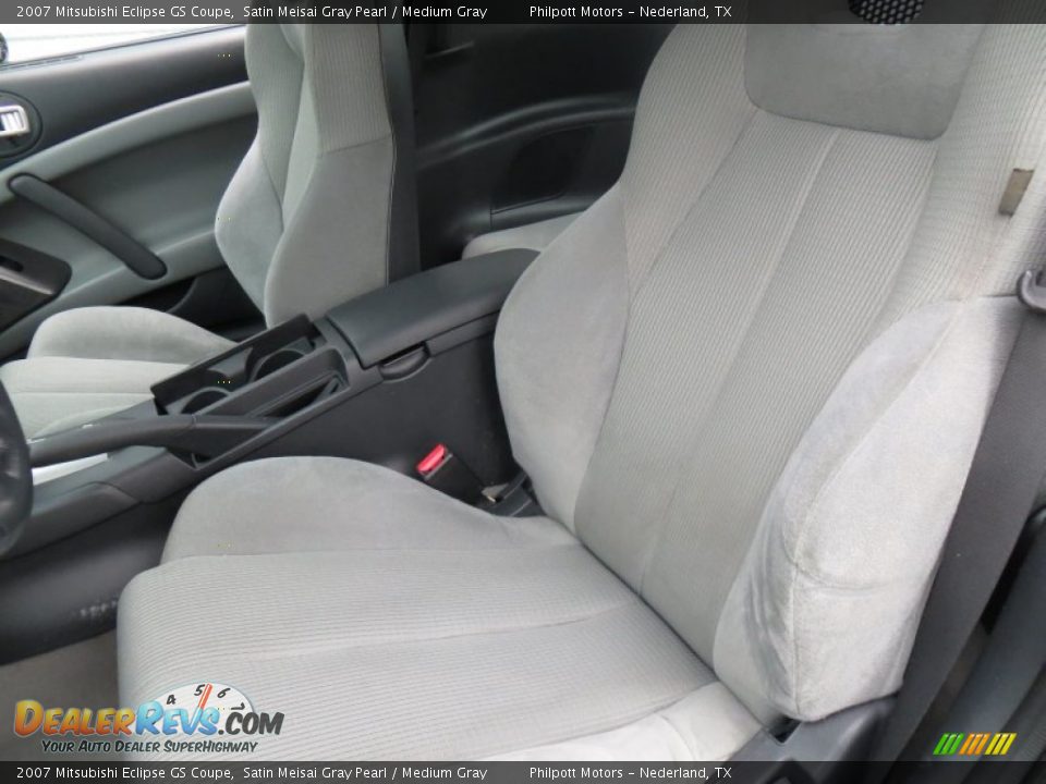 2007 Mitsubishi Eclipse GS Coupe Satin Meisai Gray Pearl / Medium Gray Photo #27