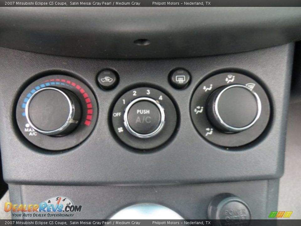 2007 Mitsubishi Eclipse GS Coupe Satin Meisai Gray Pearl / Medium Gray Photo #33