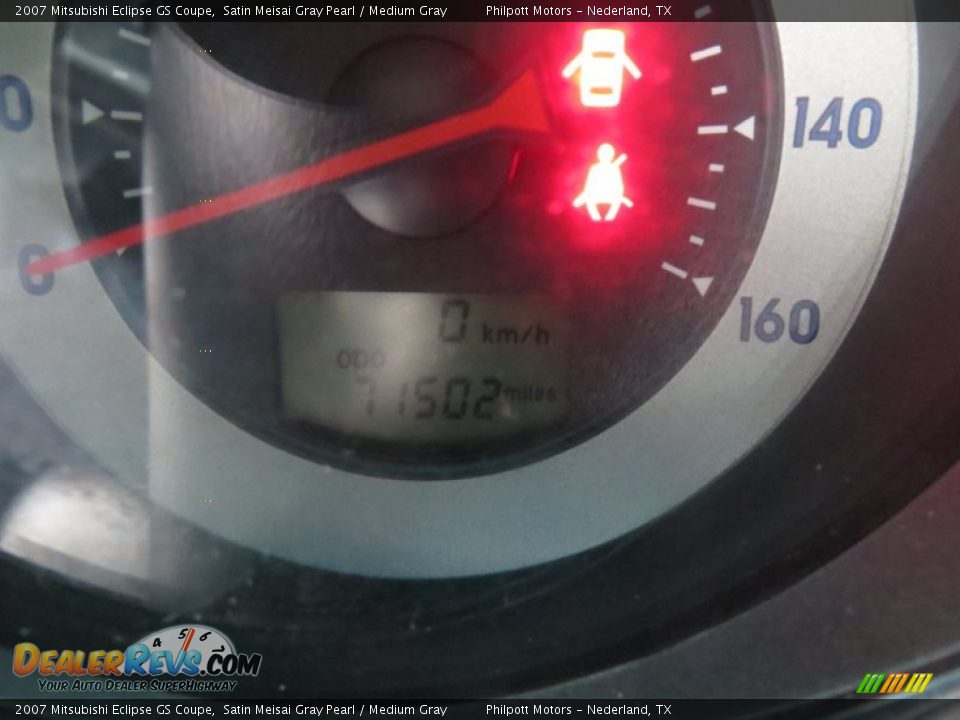 2007 Mitsubishi Eclipse GS Coupe Satin Meisai Gray Pearl / Medium Gray Photo #36