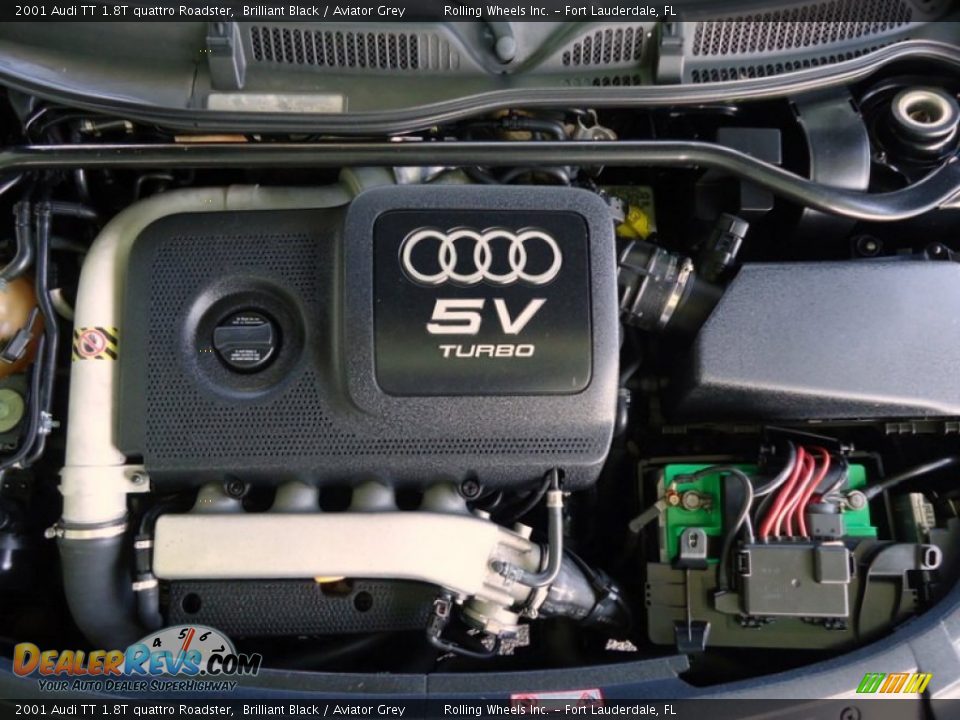 2001 Audi TT 1.8T quattro Roadster 1.8 Liter Turbocharged DOHC 20-Valve 4 Cylinder Engine Photo #29