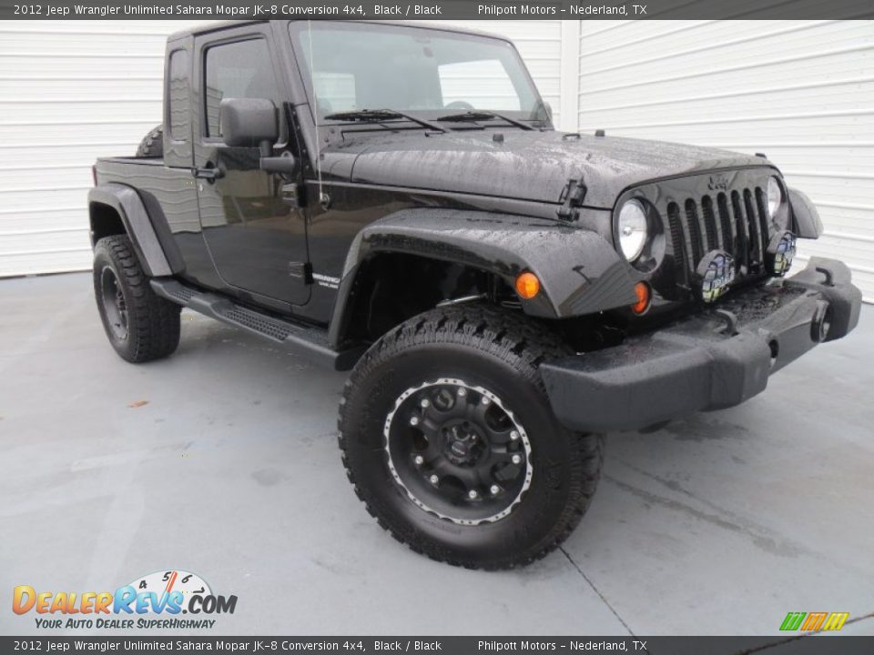 Front 3/4 View of 2012 Jeep Wrangler Unlimited Sahara Mopar JK-8 Conversion 4x4 Photo #2