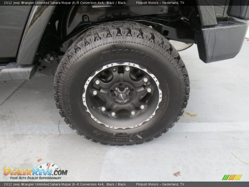 Custom Wheels of 2012 Jeep Wrangler Unlimited Sahara Mopar JK-8 Conversion 4x4 Photo #14