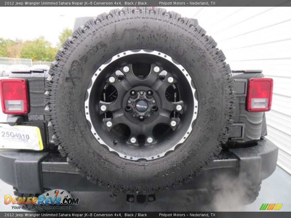 2012 Jeep Wrangler Unlimited Sahara Mopar JK-8 Conversion 4x4 Black / Black Photo #20