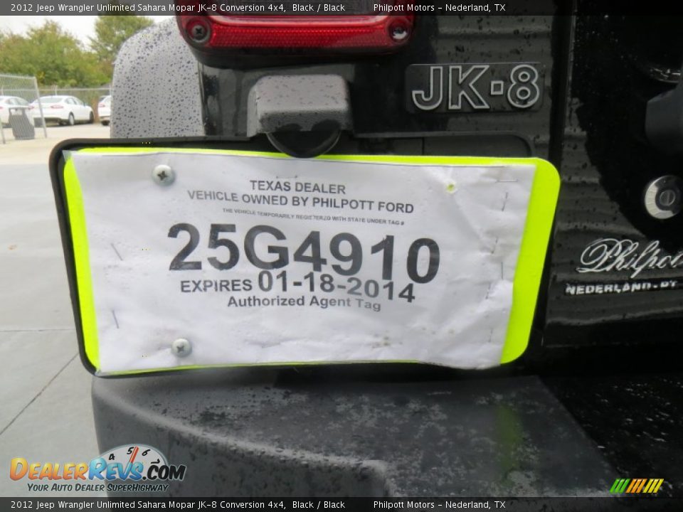2012 Jeep Wrangler Unlimited Sahara Mopar JK-8 Conversion 4x4 Black / Black Photo #21
