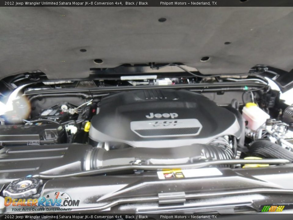 2012 Jeep Wrangler Unlimited Sahara Mopar JK-8 Conversion 4x4 Black / Black Photo #24