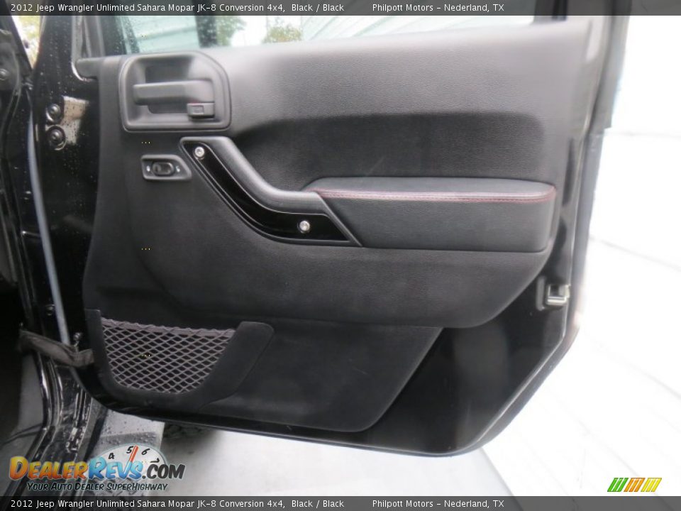 2012 Jeep Wrangler Unlimited Sahara Mopar JK-8 Conversion 4x4 Black / Black Photo #25