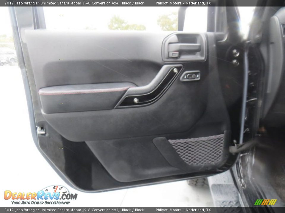 2012 Jeep Wrangler Unlimited Sahara Mopar JK-8 Conversion 4x4 Black / Black Photo #28