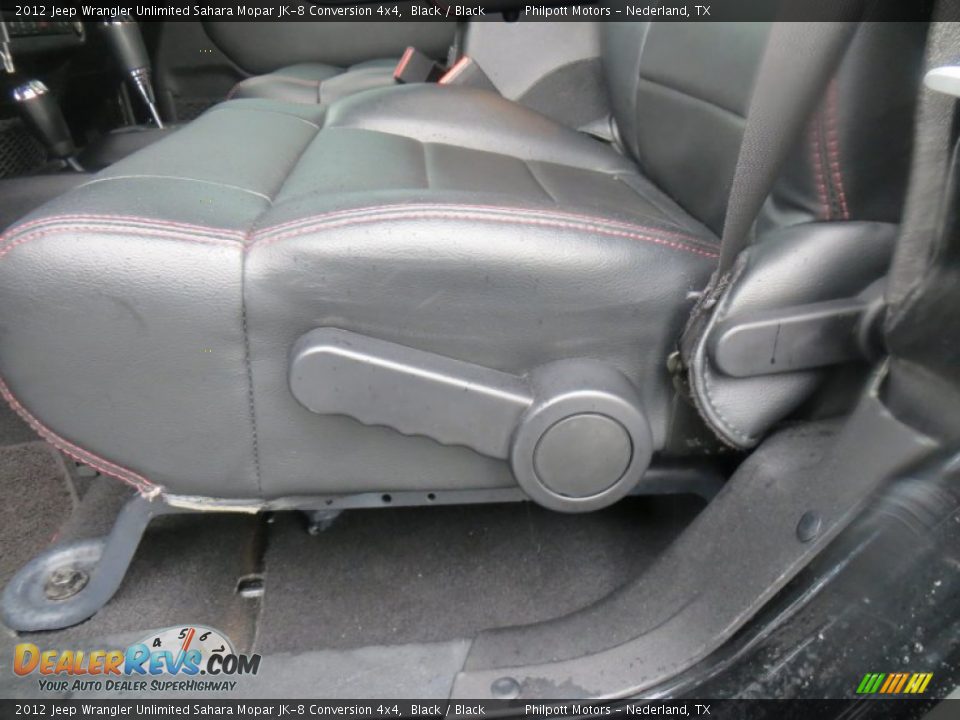 2012 Jeep Wrangler Unlimited Sahara Mopar JK-8 Conversion 4x4 Black / Black Photo #31