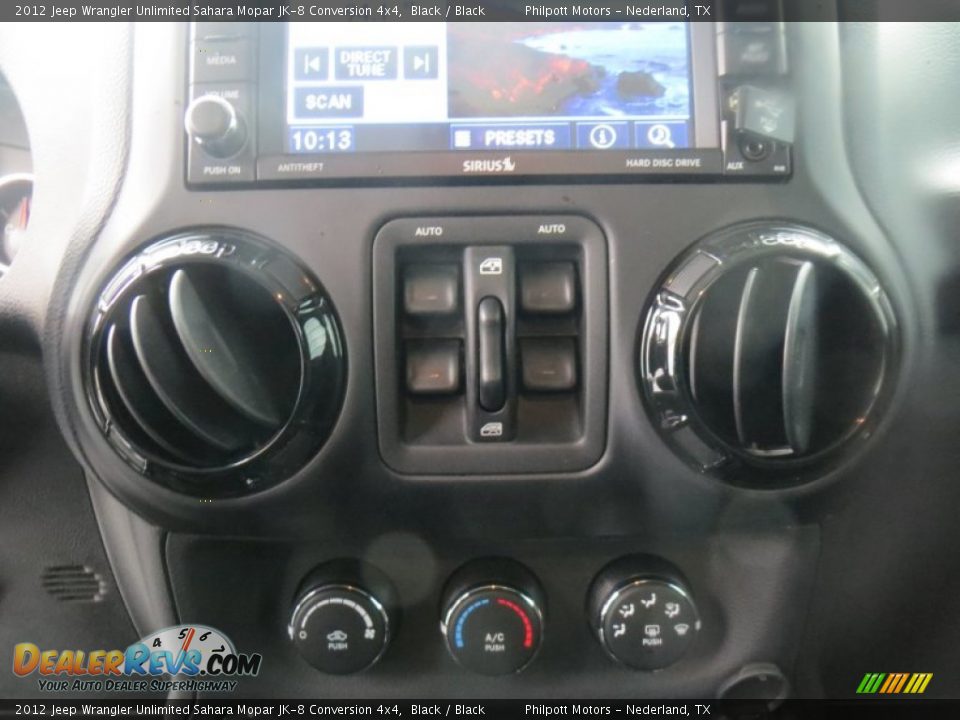 2012 Jeep Wrangler Unlimited Sahara Mopar JK-8 Conversion 4x4 Black / Black Photo #34