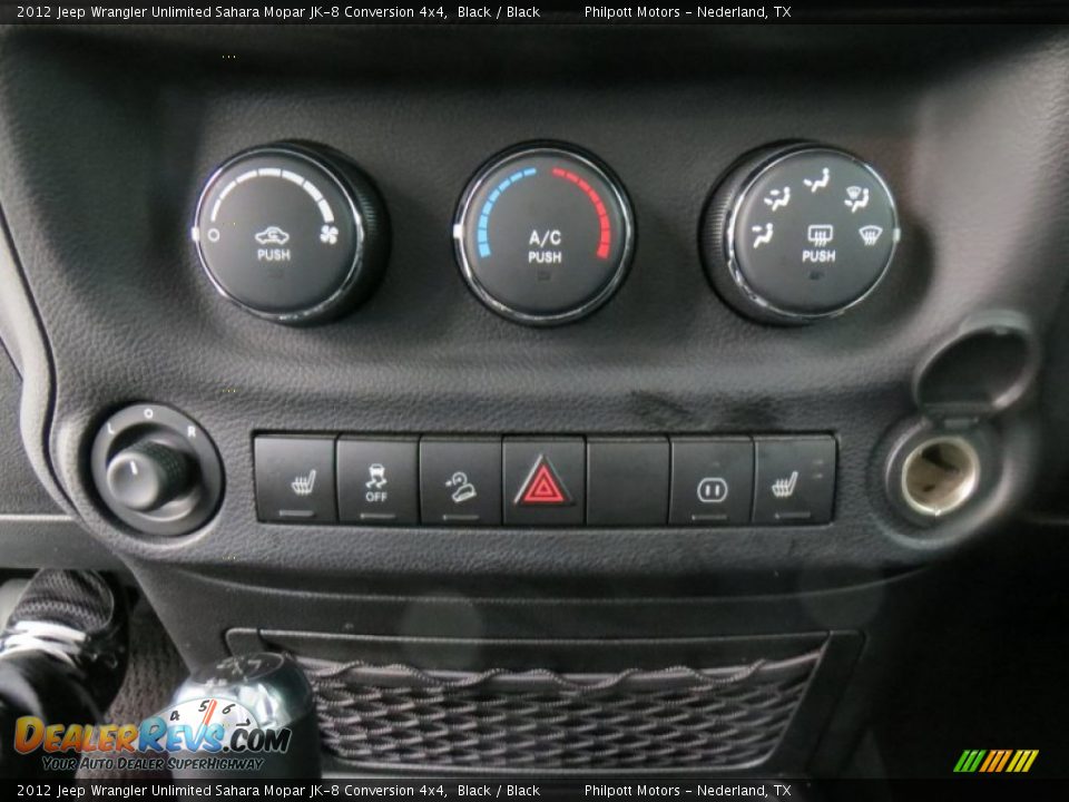 2012 Jeep Wrangler Unlimited Sahara Mopar JK-8 Conversion 4x4 Black / Black Photo #35