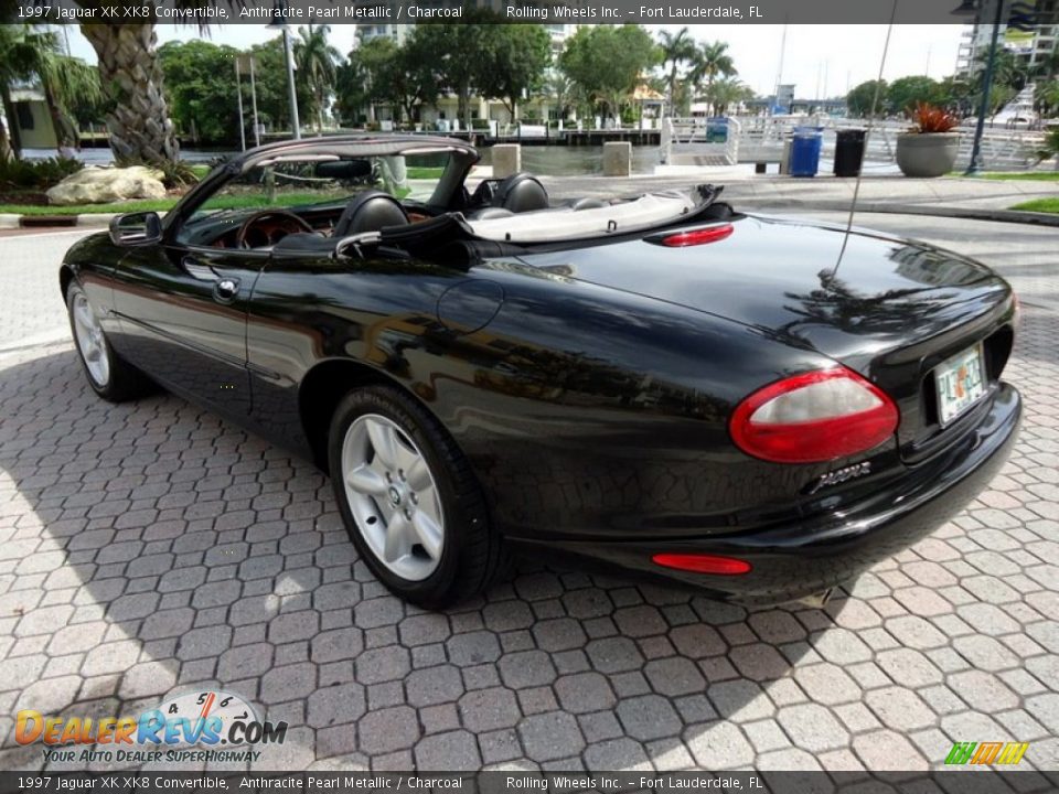 1997 Jaguar XK XK8 Convertible Anthracite Pearl Metallic / Charcoal Photo #1