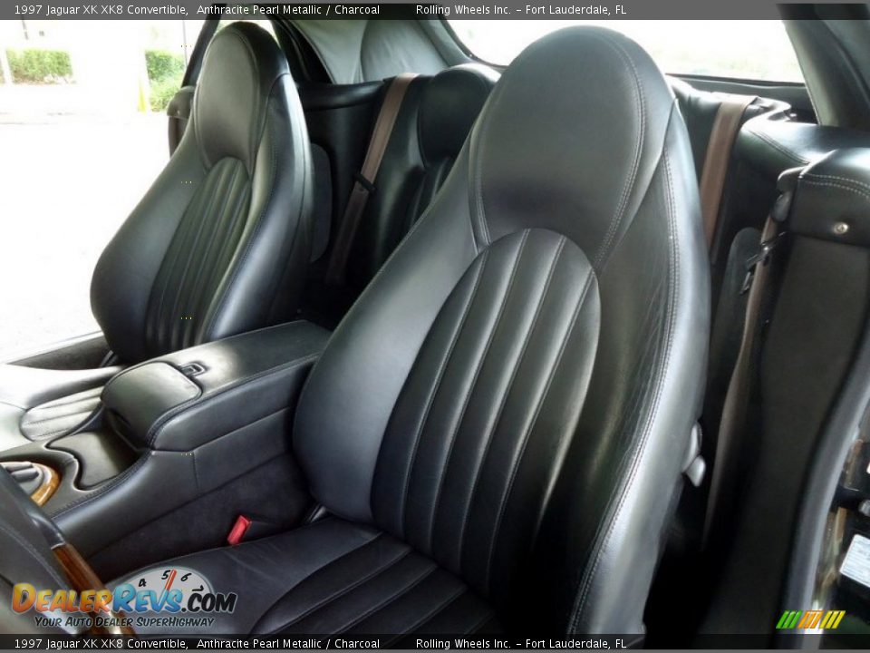 Front Seat of 1997 Jaguar XK XK8 Convertible Photo #6
