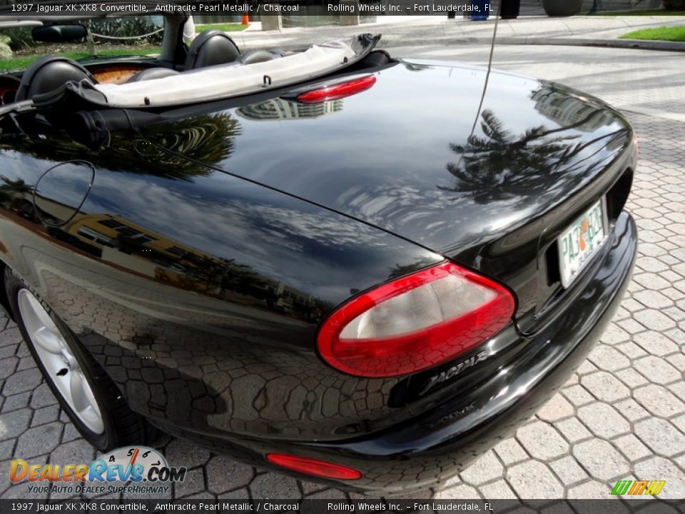1997 Jaguar XK XK8 Convertible Anthracite Pearl Metallic / Charcoal Photo #9