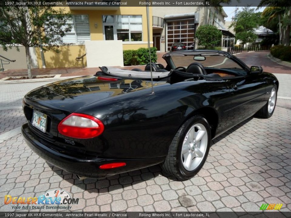 1997 Jaguar XK XK8 Convertible Anthracite Pearl Metallic / Charcoal Photo #14