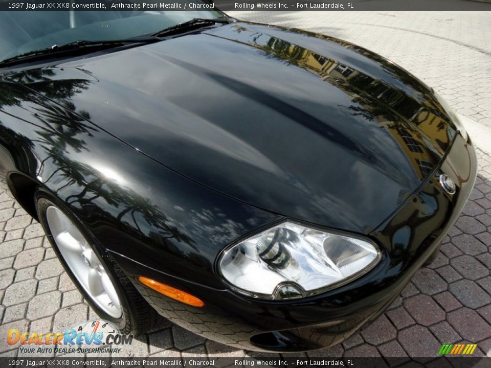 1997 Jaguar XK XK8 Convertible Anthracite Pearl Metallic / Charcoal Photo #20