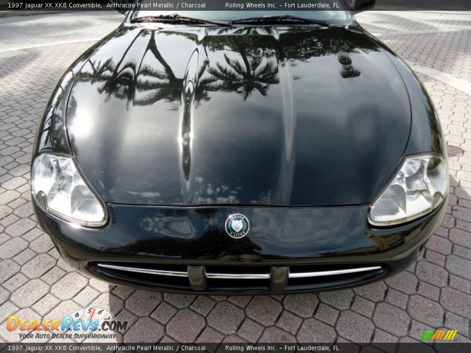1997 Jaguar XK XK8 Convertible Anthracite Pearl Metallic / Charcoal Photo #22