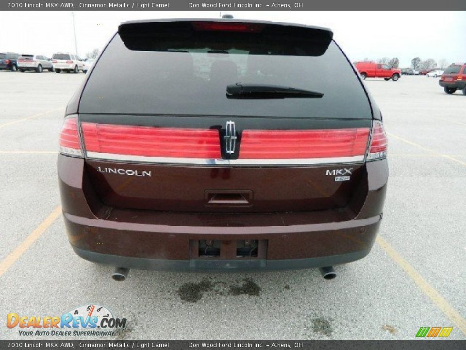 2010 Lincoln MKX AWD Cinnamon Metallic / Light Camel Photo #4