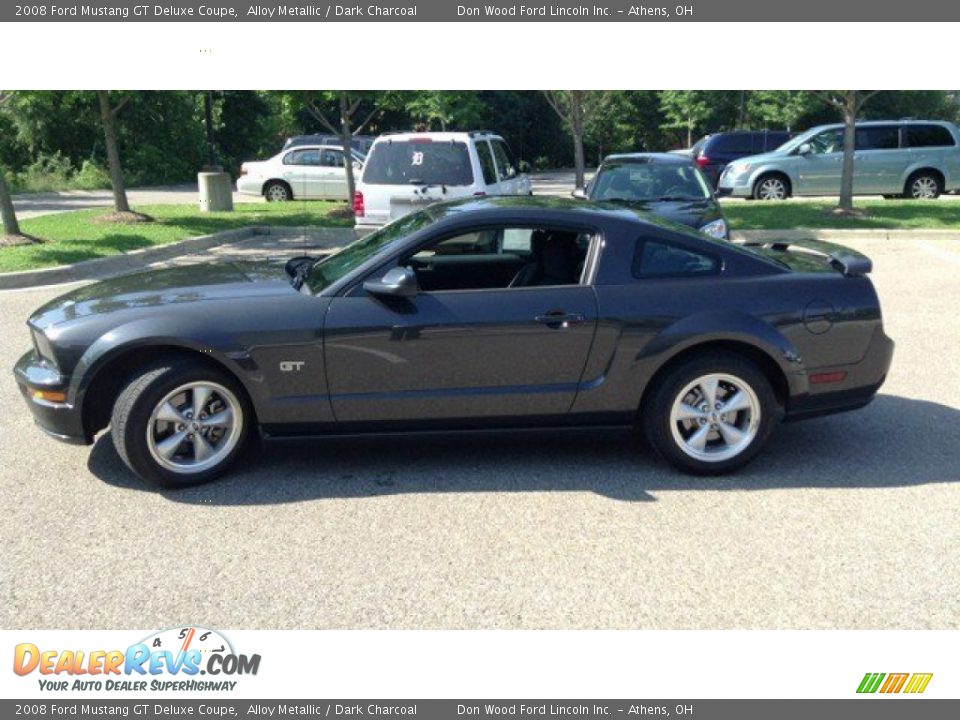 2008 Ford Mustang GT Deluxe Coupe Alloy Metallic / Dark Charcoal Photo #4