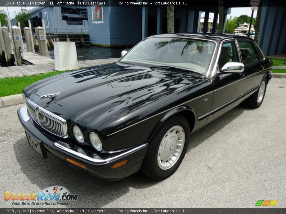 1998 Jaguar XJ Vanden Plas Anthracite Pearl / Cashmere Photo #1