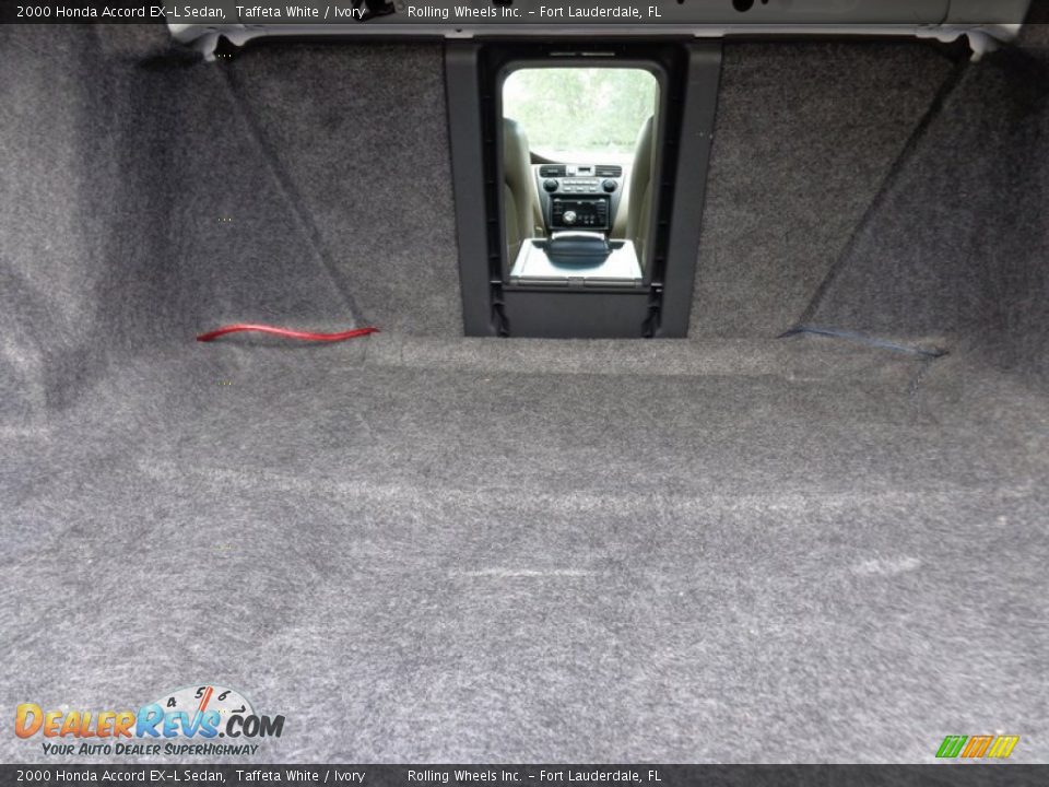2000 Honda Accord EX-L Sedan Taffeta White / Ivory Photo #25