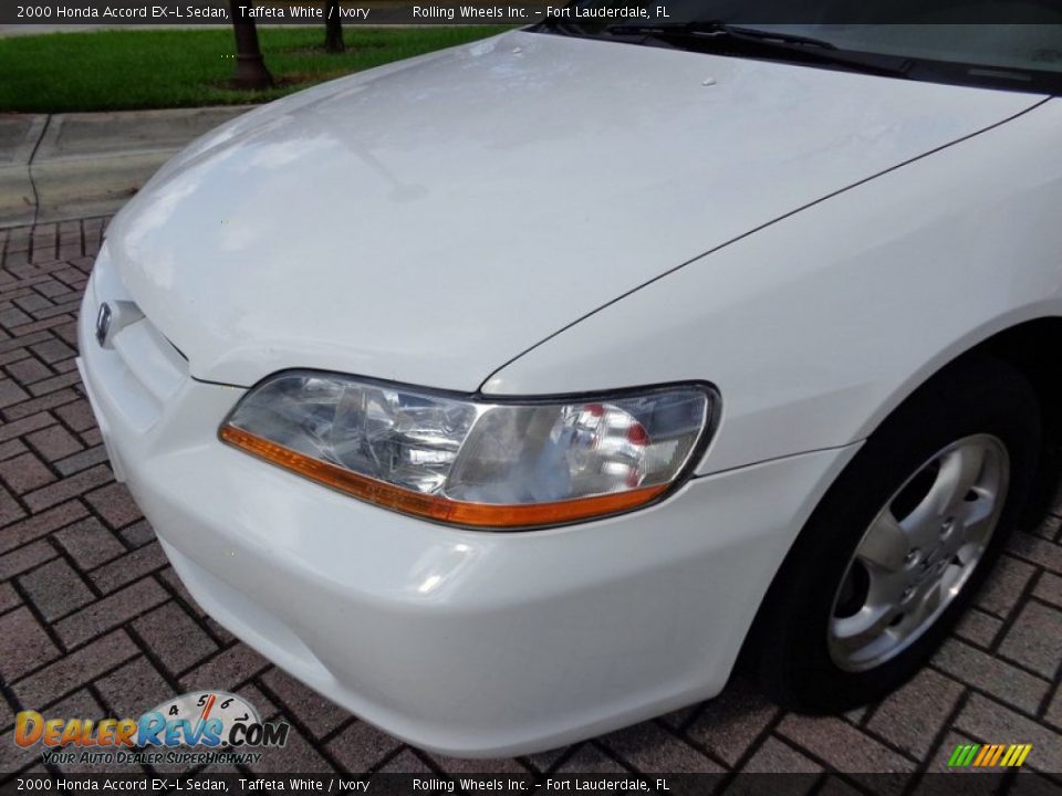 2000 Honda Accord EX-L Sedan Taffeta White / Ivory Photo #30