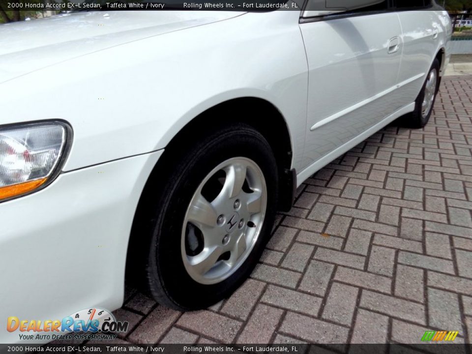 2000 Honda Accord EX-L Sedan Taffeta White / Ivory Photo #36