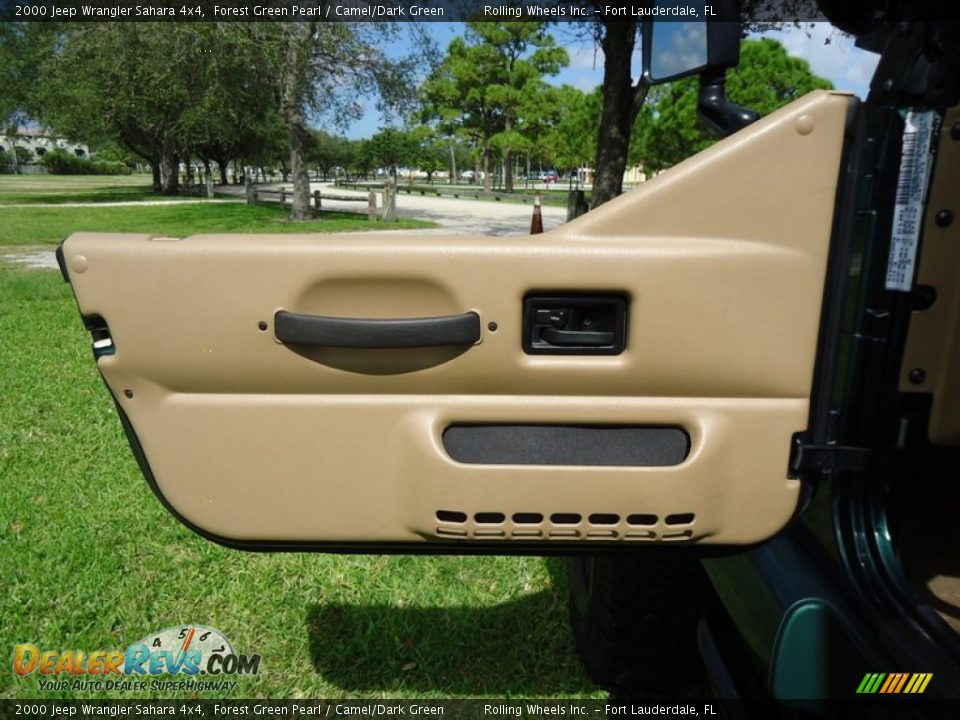 Door Panel of 2000 Jeep Wrangler Sahara 4x4 Photo #33