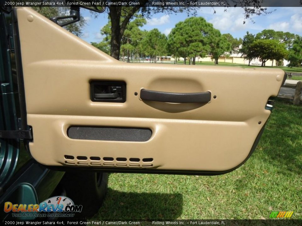 Door Panel of 2000 Jeep Wrangler Sahara 4x4 Photo #34