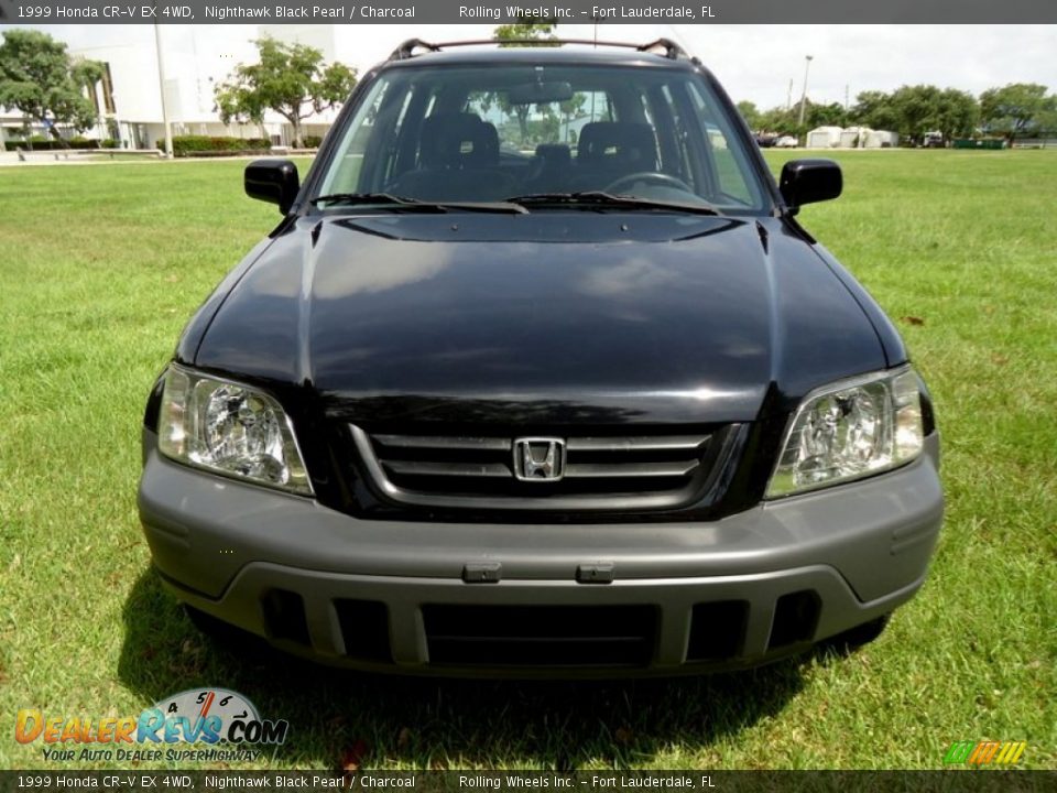 1999 Honda CR-V EX 4WD Nighthawk Black Pearl / Charcoal Photo #4