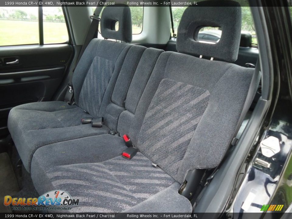1999 Honda CR-V EX 4WD Nighthawk Black Pearl / Charcoal Photo #5