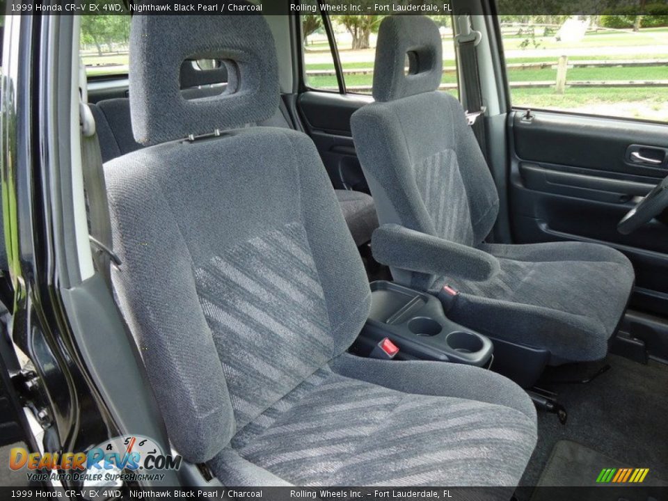 1999 Honda CR-V EX 4WD Nighthawk Black Pearl / Charcoal Photo #13
