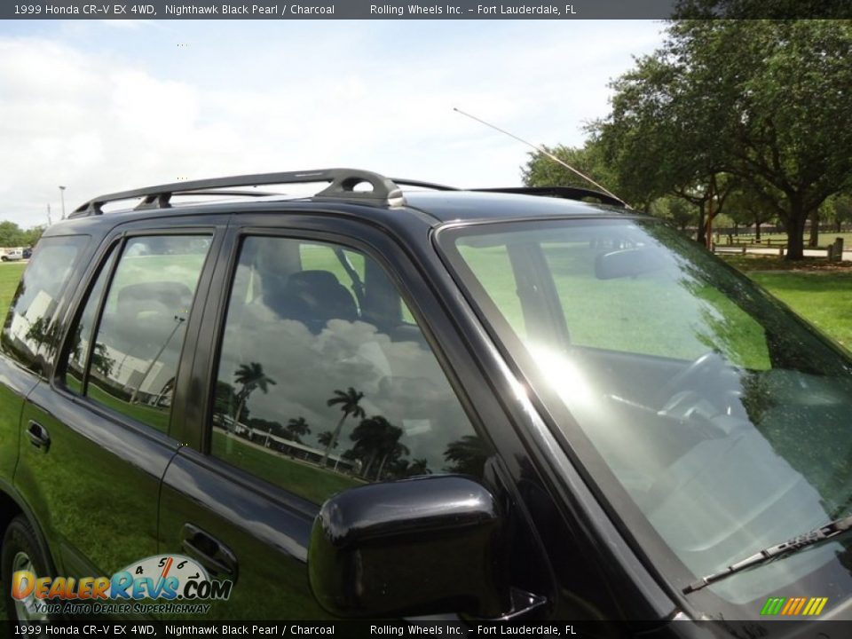 1999 Honda CR-V EX 4WD Nighthawk Black Pearl / Charcoal Photo #19