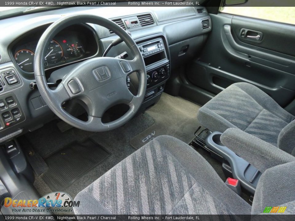 Charcoal Interior - 1999 Honda CR-V EX 4WD Photo #23