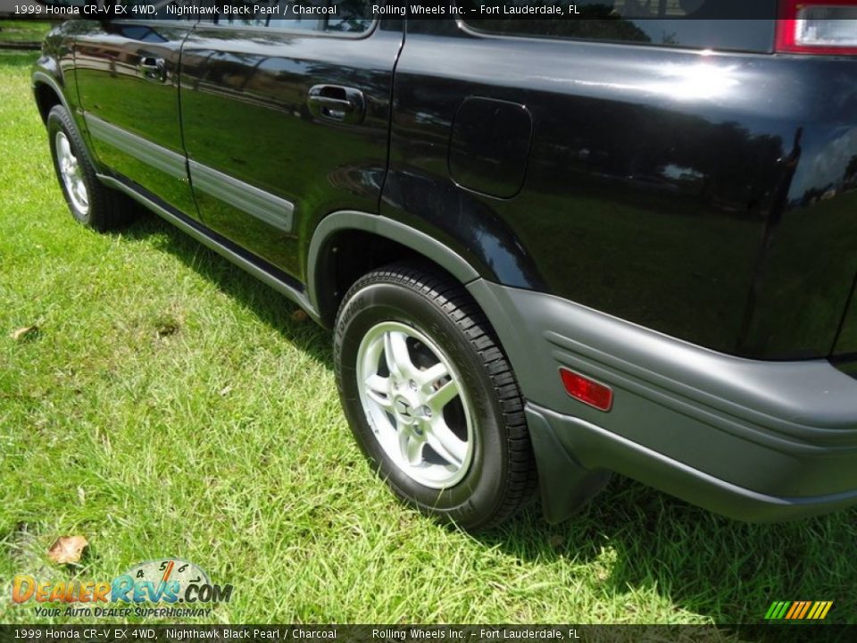 1999 Honda CR-V EX 4WD Nighthawk Black Pearl / Charcoal Photo #25