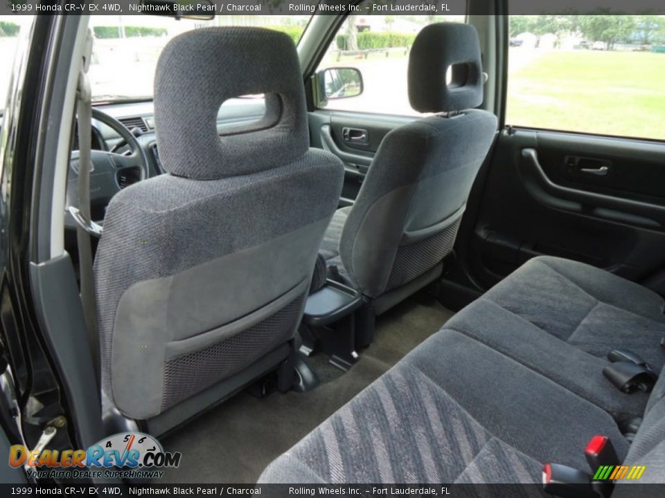 1999 Honda CR-V EX 4WD Nighthawk Black Pearl / Charcoal Photo #26