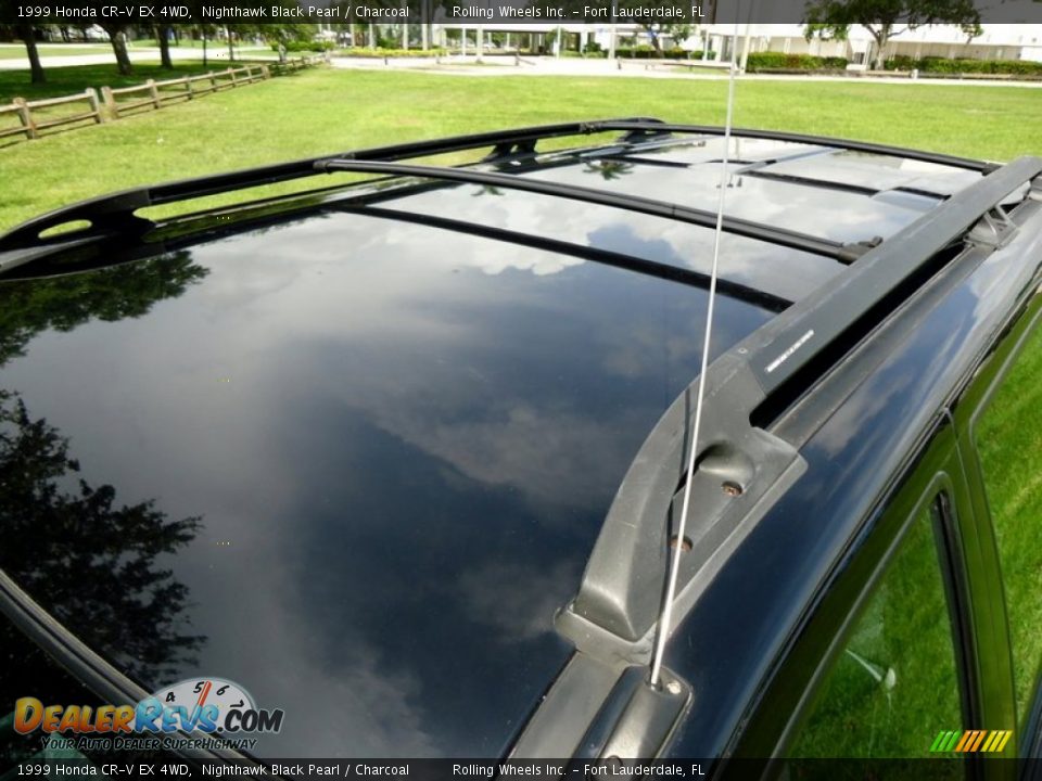 1999 Honda CR-V EX 4WD Nighthawk Black Pearl / Charcoal Photo #29