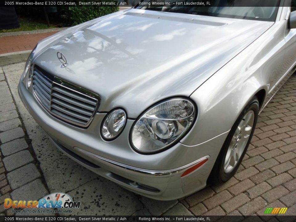 2005 Mercedes-Benz E 320 CDI Sedan Desert Silver Metallic / Ash Photo #26