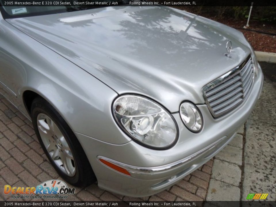2005 Mercedes-Benz E 320 CDI Sedan Desert Silver Metallic / Ash Photo #33