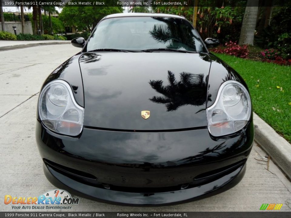 1999 Porsche 911 Carrera Coupe Black Metallic / Black Photo #2