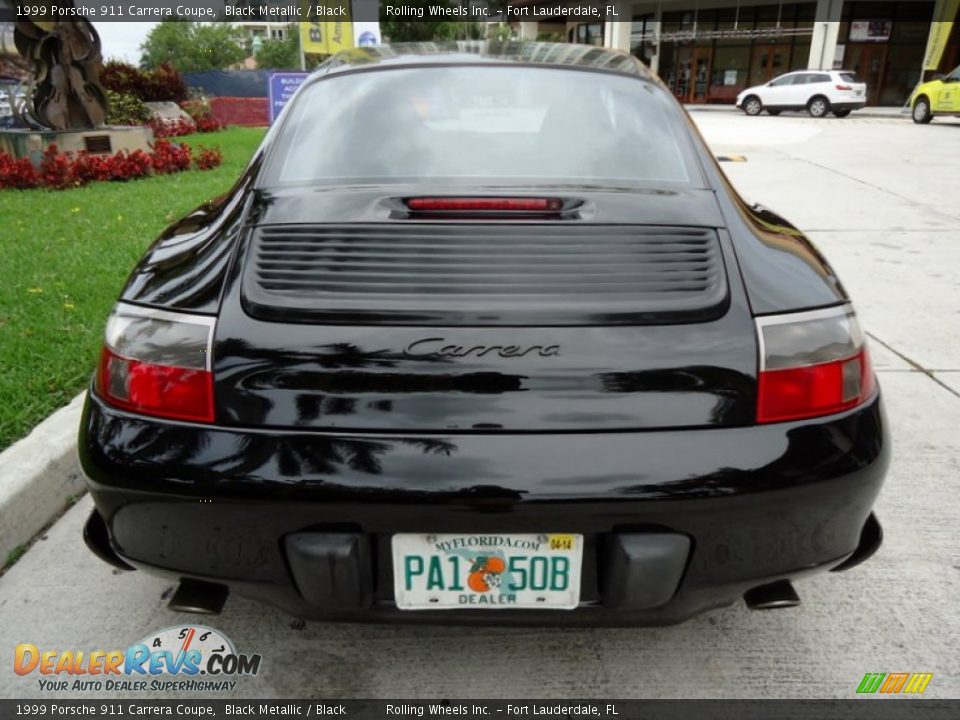 1999 Porsche 911 Carrera Coupe Black Metallic / Black Photo #12