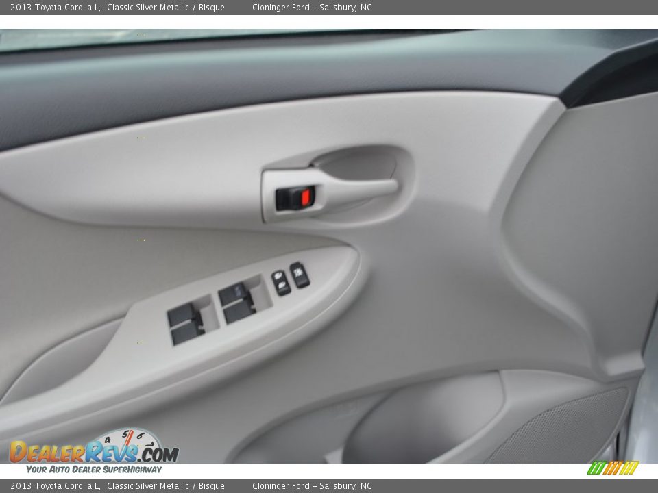 2013 Toyota Corolla L Classic Silver Metallic / Bisque Photo #8