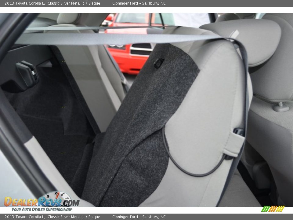 2013 Toyota Corolla L Classic Silver Metallic / Bisque Photo #13