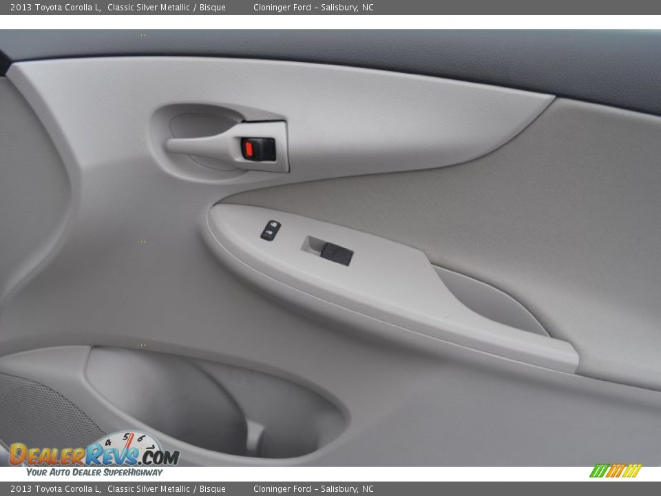 2013 Toyota Corolla L Classic Silver Metallic / Bisque Photo #15