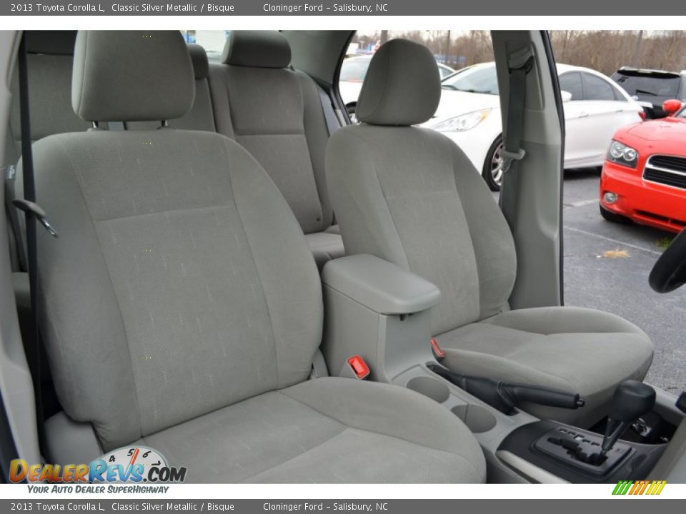 2013 Toyota Corolla L Classic Silver Metallic / Bisque Photo #16