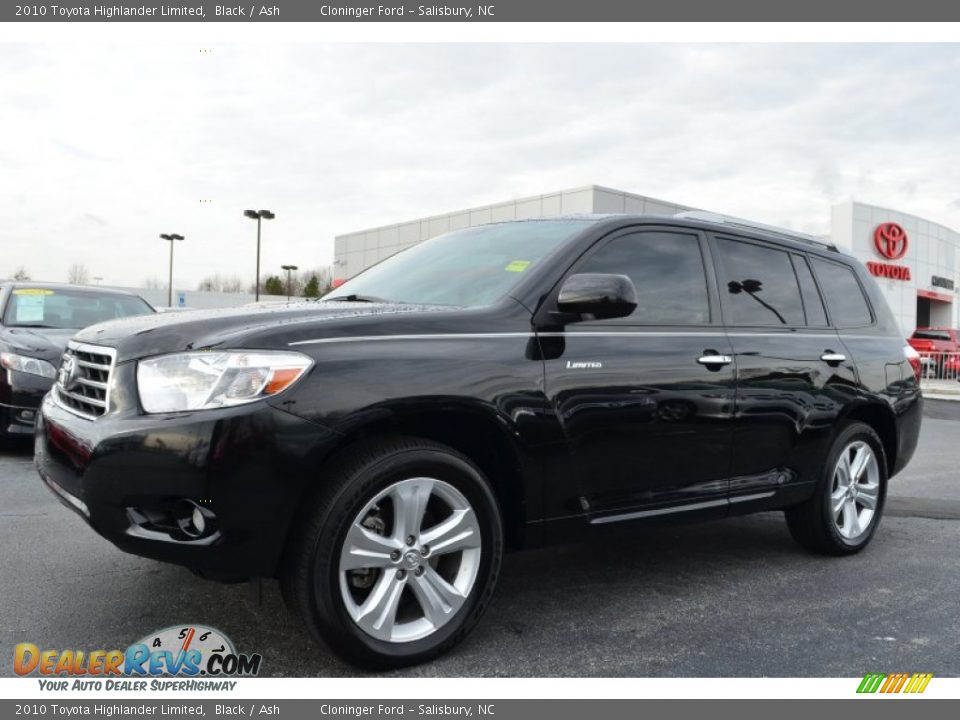 2010 Toyota Highlander Limited Black / Ash Photo #3