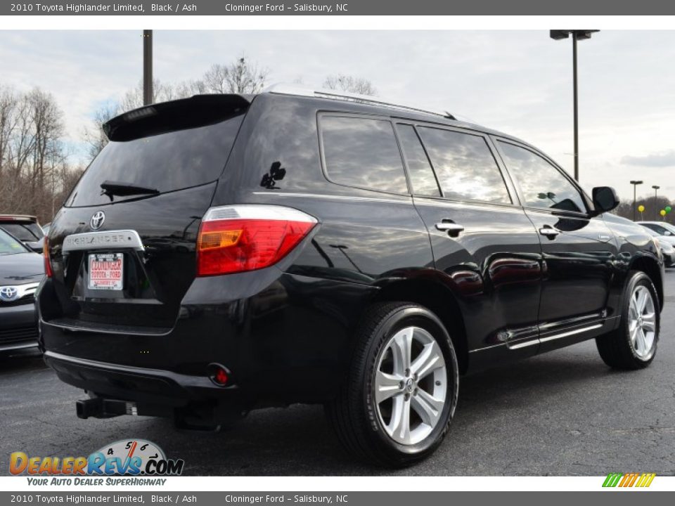 2010 Toyota Highlander Limited Black / Ash Photo #4