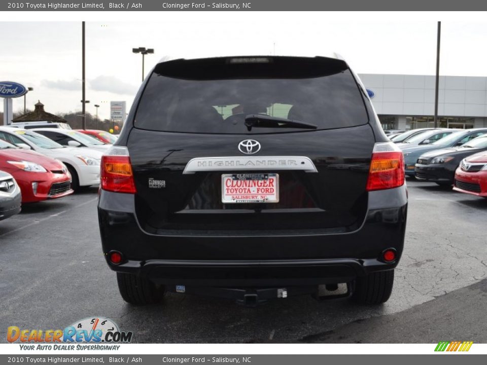 2010 Toyota Highlander Limited Black / Ash Photo #5