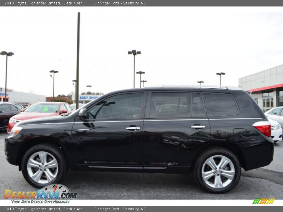 2010 Toyota Highlander Limited Black / Ash Photo #6