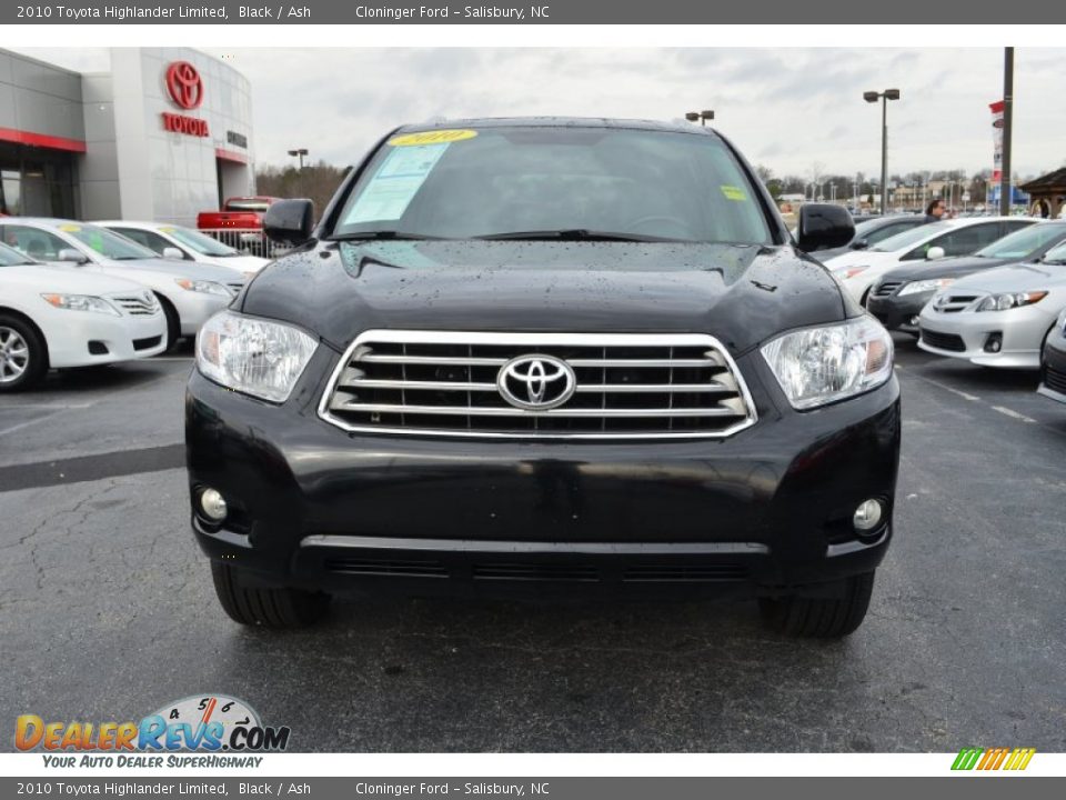 2010 Toyota Highlander Limited Black / Ash Photo #7